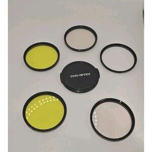 VTG 55mm Camera Lens Filters Japan HOYA HYC K2 Toshiba Y2  2X‎ Aragon 1A Minolta